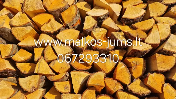 juodalksnio sausos malkos